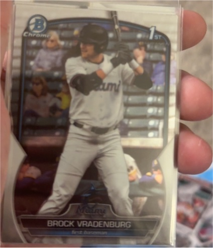 2023 Bowman Draft Chrome #BDC-44 Brock Vradenburg — front
