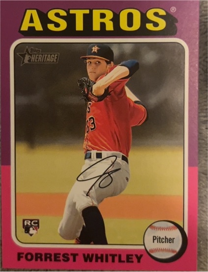 2024 Topps Heritage #636 Forrest Whitley — front
