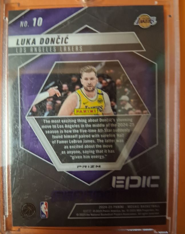 2024-25 Panini Prizm Epic #10 Luka Dončić — front