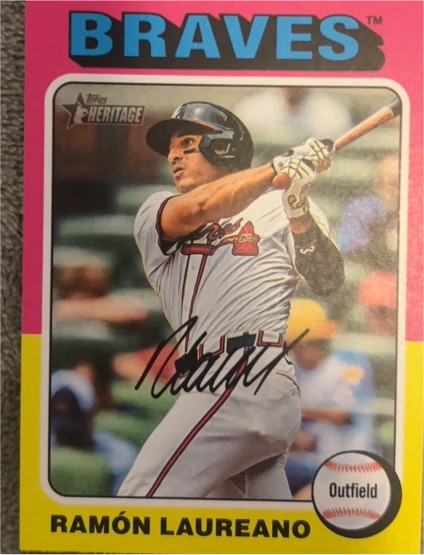 2024 Topps Heritage #551 Ramón Laureano — front