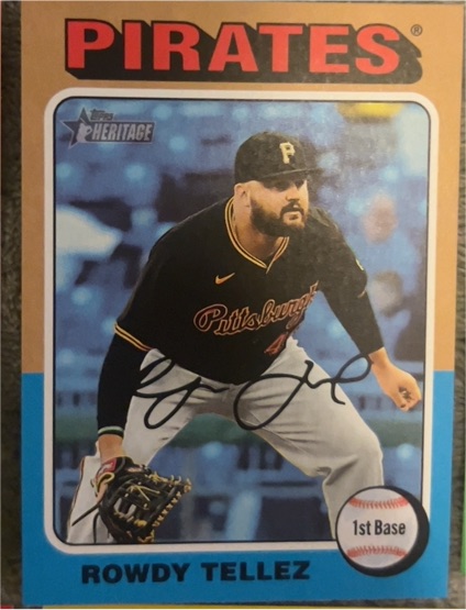 2024 Topps Heritage #522 Rowdy Tellez — front