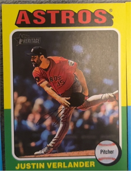 2024 Topps Heritage #534 Justin Verlander — front