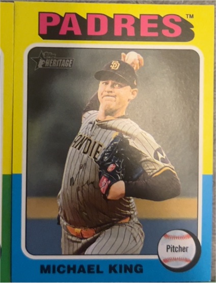 2024 Topps Heritage #701 Michael King — front