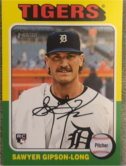 2024 Topps Heritage #644 Sawyer Gipson-Long — front