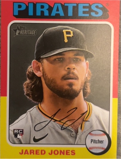 2024 Topps Heritage #675 Jared Jones — front