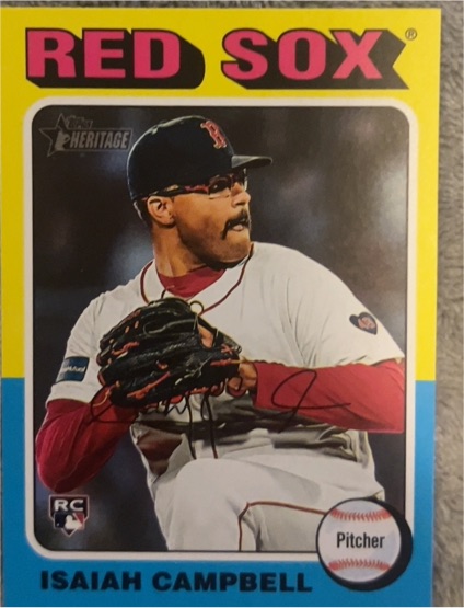 2024 Topps Heritage #645 Isaiah Campbell — front
