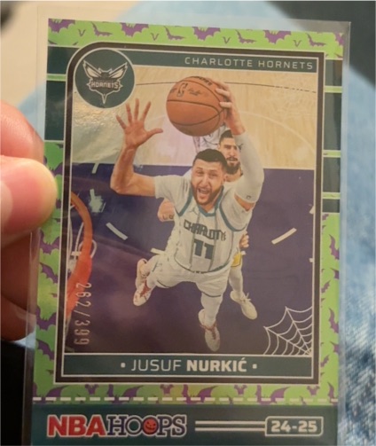 2024-25 Panini Haunted Hoops #26 Jusuf Nurkic Holo Web — front