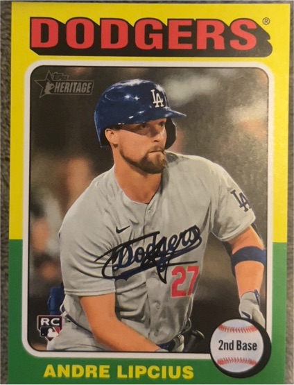 2024 Topps Heritage #699 Andre Lipcius — front