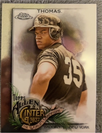 2022 Topps Allen & Ginter #9 Frank Thomas — front