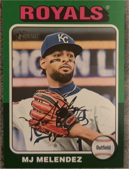 2024 Topps Heritage #697 MJ Melendez — front