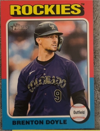 2024 Topps Heritage High Number #643 Brenton Doyle — front