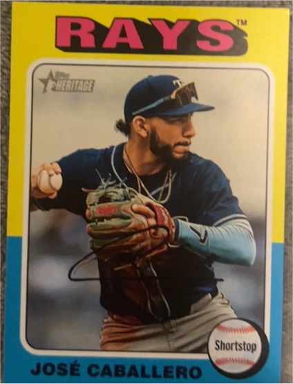 2024 Topps Heritage High Number #646 José Caballero — front