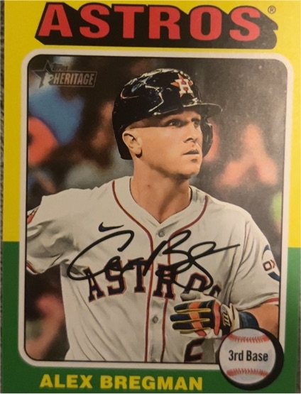 2024 Topps Heritage High Number #571 Alex Bregman — front