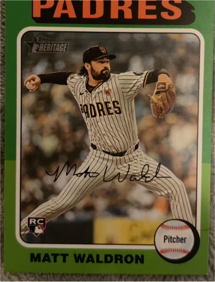 2024 Topps Heritage High Number #604 Matt Waldron — front