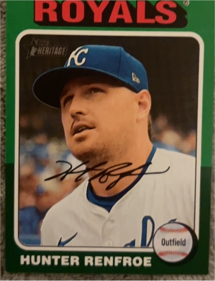 2024 Topps Heritage High Number #592 Hunter Renfroe — front
