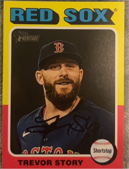 2024 Topps Heritage #572 Trevor Story — front