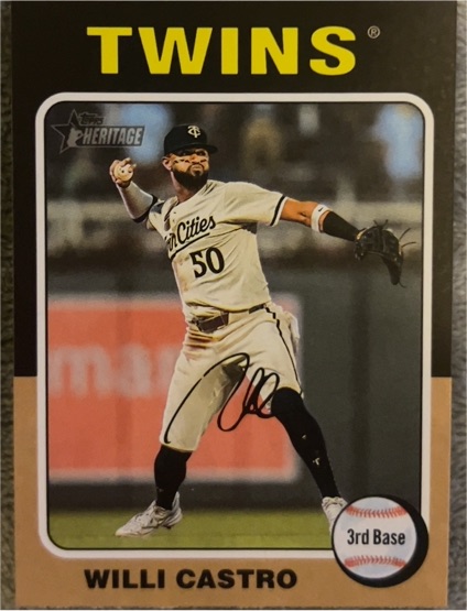 2024 Topps Heritage #608 Willi Castro — front