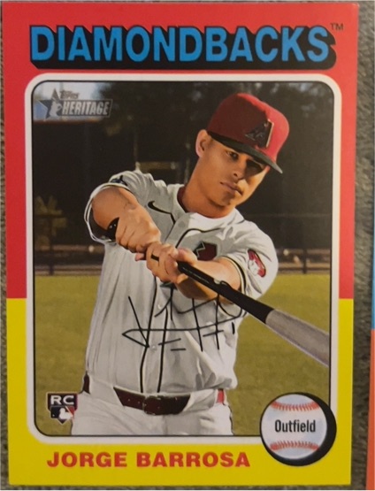 2024 Topps Heritage #690 Jorge Barrosa — front