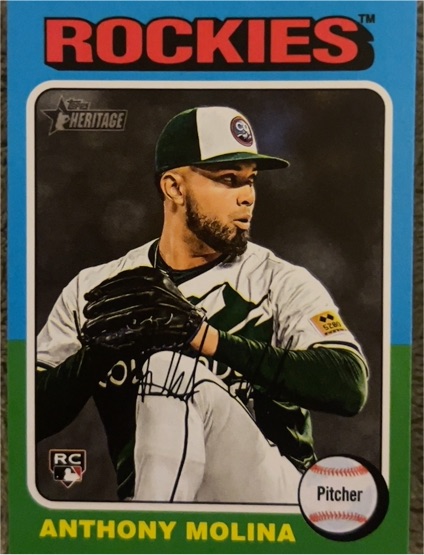 2024 Topps Heritage #641 Anthony Molina — front