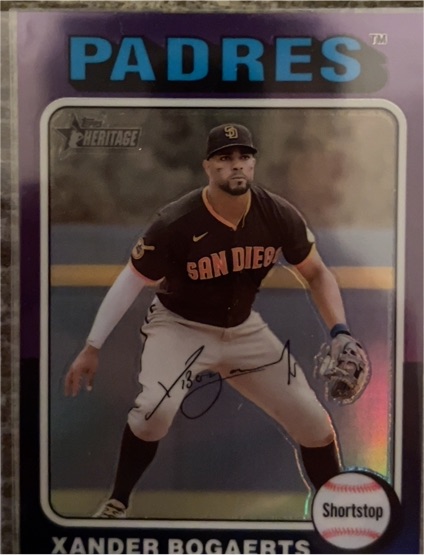 2024 Topps Heritage #467 Xander Bogaerts — front