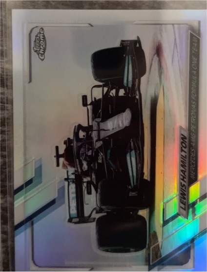 2021 Topps Chrome Formula 1 #96 Lewis Hamilton — front