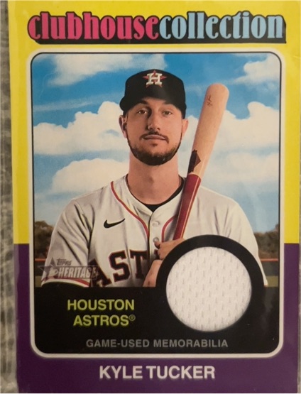 2024 Topps Heritage Clubhouse Collection Relics #CCR-KT Kyle Tucker — front