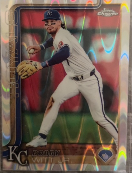 2025 Topps Chrome #93 Bobby Witt Jr. — front