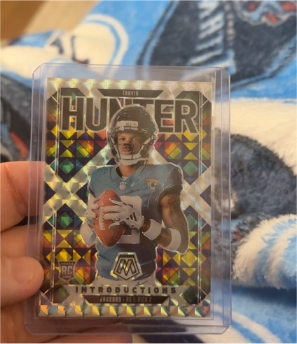 2025 Panini Mosaic #7 Travis Hunter — front