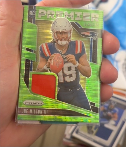2024 Panini Prizm Premier Jerseys #PJ-JMN Joe Milton III — front