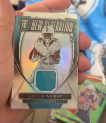 2024 Panini Totally Certified - New Generation Jerseys Jaylen Wright #NGJ-JWT — front