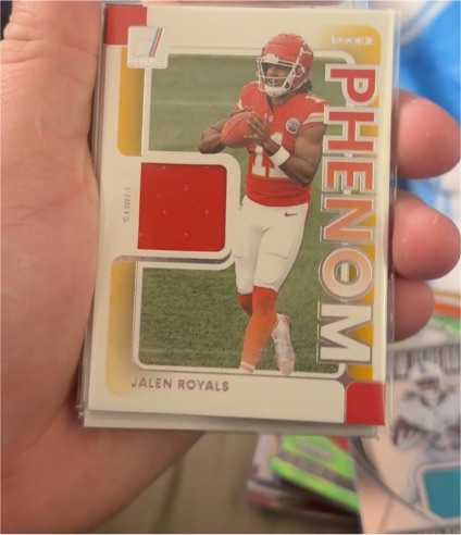 2025 Panini Donruss Rookie Phenom #RPJ-JRS Jalen Royals — front