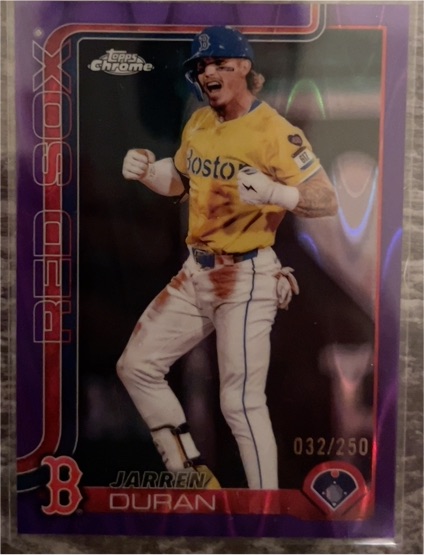 2025 Topps Chrome #79 Jarren Duran — front