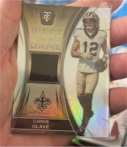 2024 Panini Totally Certified #POTG-COE Chris Olave Piece of the Game — front