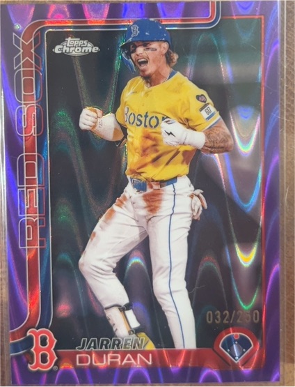 2025 Topps Chrome #79 Jarren Duran — front