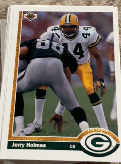1991 Upper Deck #378 Jerry Holmes — front