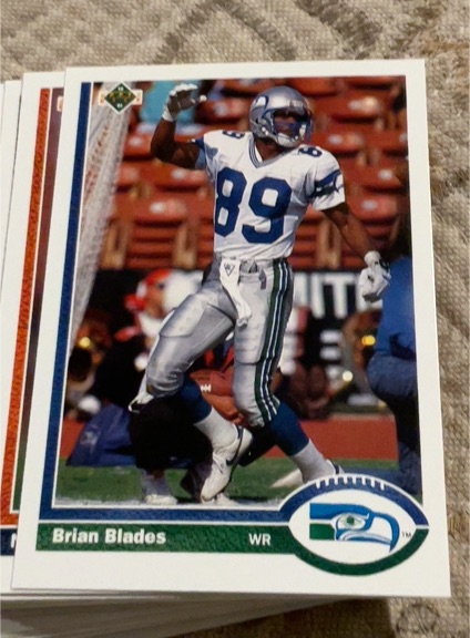 1991 Upper Deck #116 Brian Blades — front
