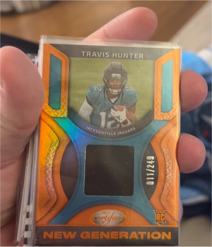 2025 Panini Certified #NGJ-TH Travis Hunter — front