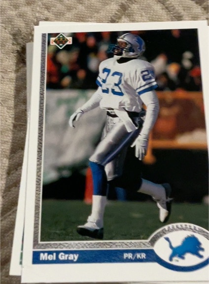 1991 Upper Deck #323 Mel Gray — front