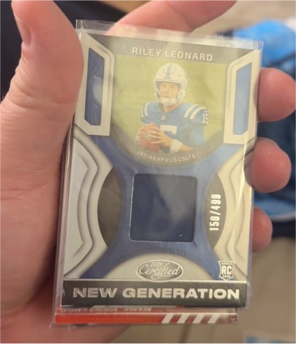 2025 Panini Certified New Generation #Riley Leonard — front