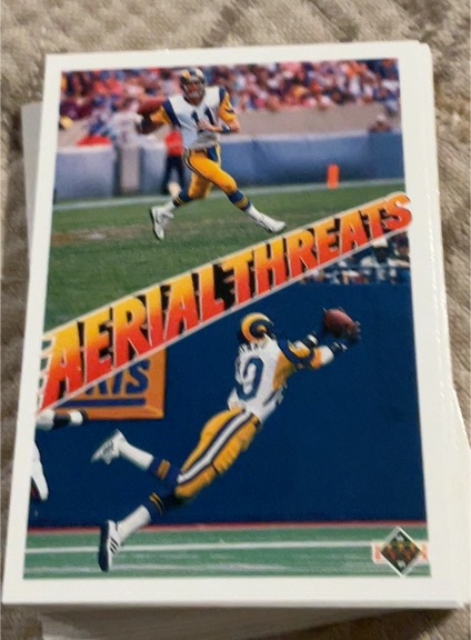 1991 Upper Deck #30 Jim Everett / Henry Ellard — front