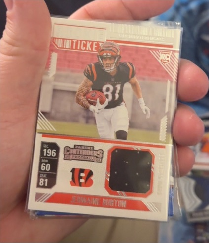 2024 Panini Contenders Rookie Ticket #RTS-JBN Jermaine Burton — front