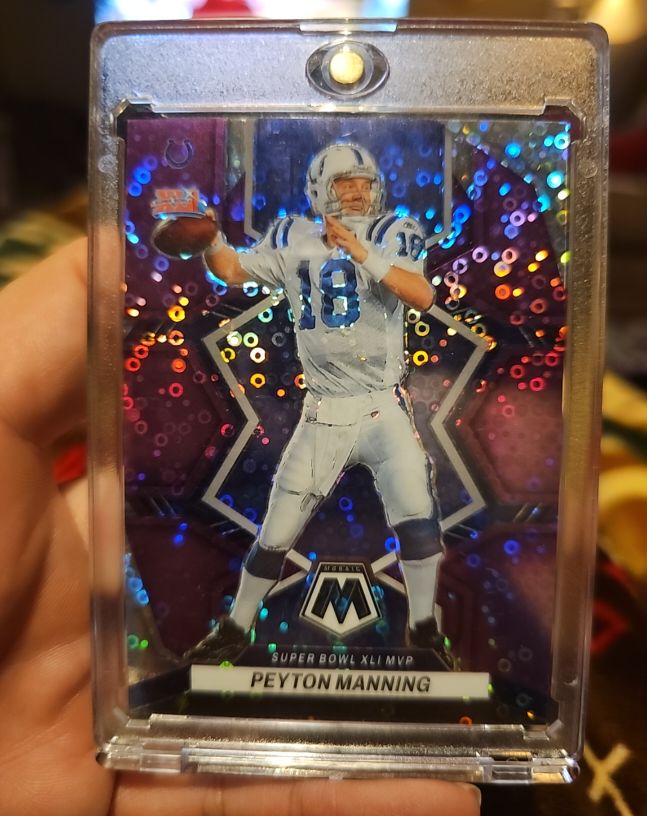 2007 Panini Mosaic Super Bowl XLI MVP Peyton Manning — front
