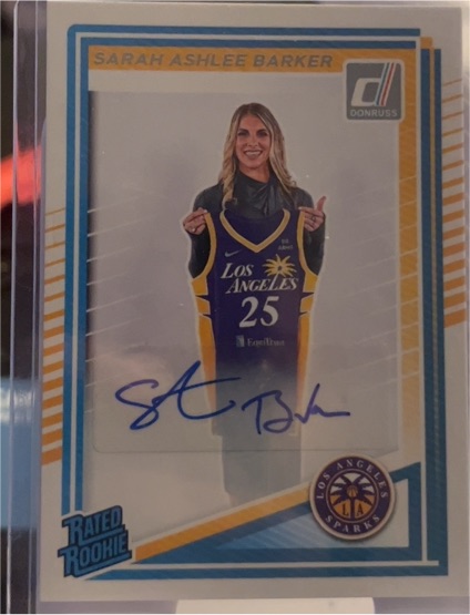 2025 Donruss WNBA #100 Sarah Ashlee Barker — front