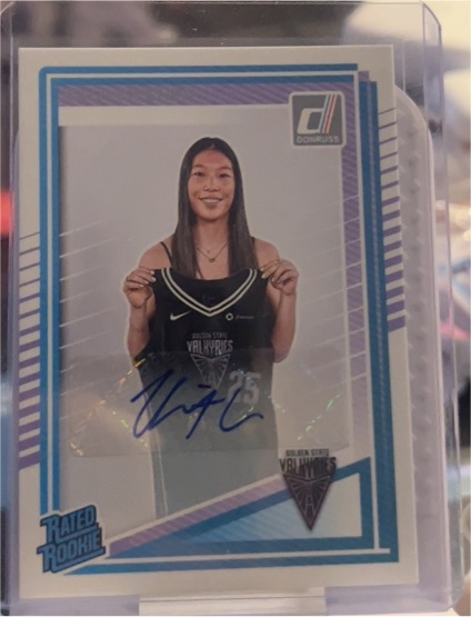 2025 Panini Donruss WNBA #90 Kaitlyn Chen Rated Rookie Auto — front