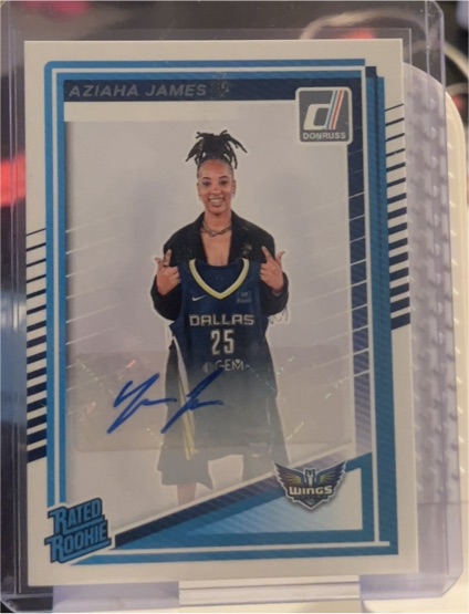 2025 Panini Donruss WNBA #95 Aziaha James — front