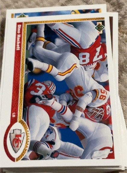 1991 Upper Deck #298 Dino Hackett — front
