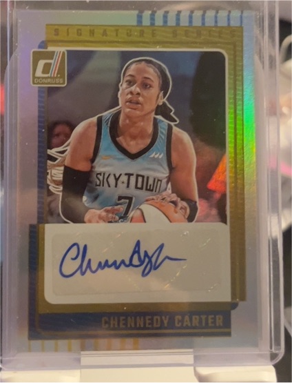 2025 Donruss WNBA Signature Series #Chennedy Carter — front