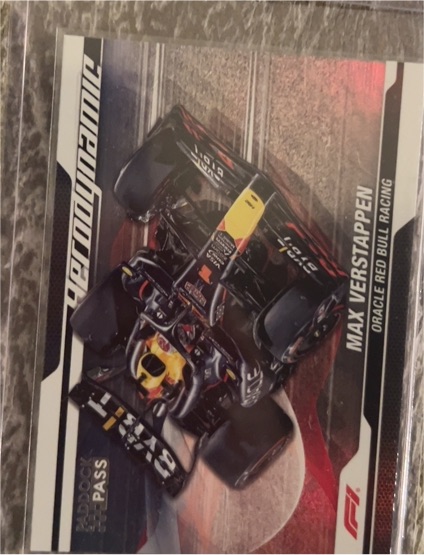 2024 Topps Paddock Pass Formula 1 Aerodynamic #AD-1 Max Verstappen — front