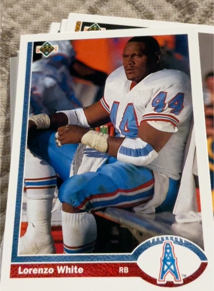 1991 Upper Deck #297 Lorenzo White — front