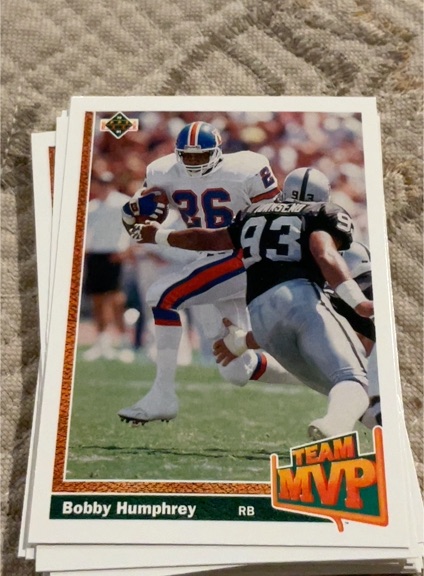1991 Upper Deck #457 Bobby Humphrey — front